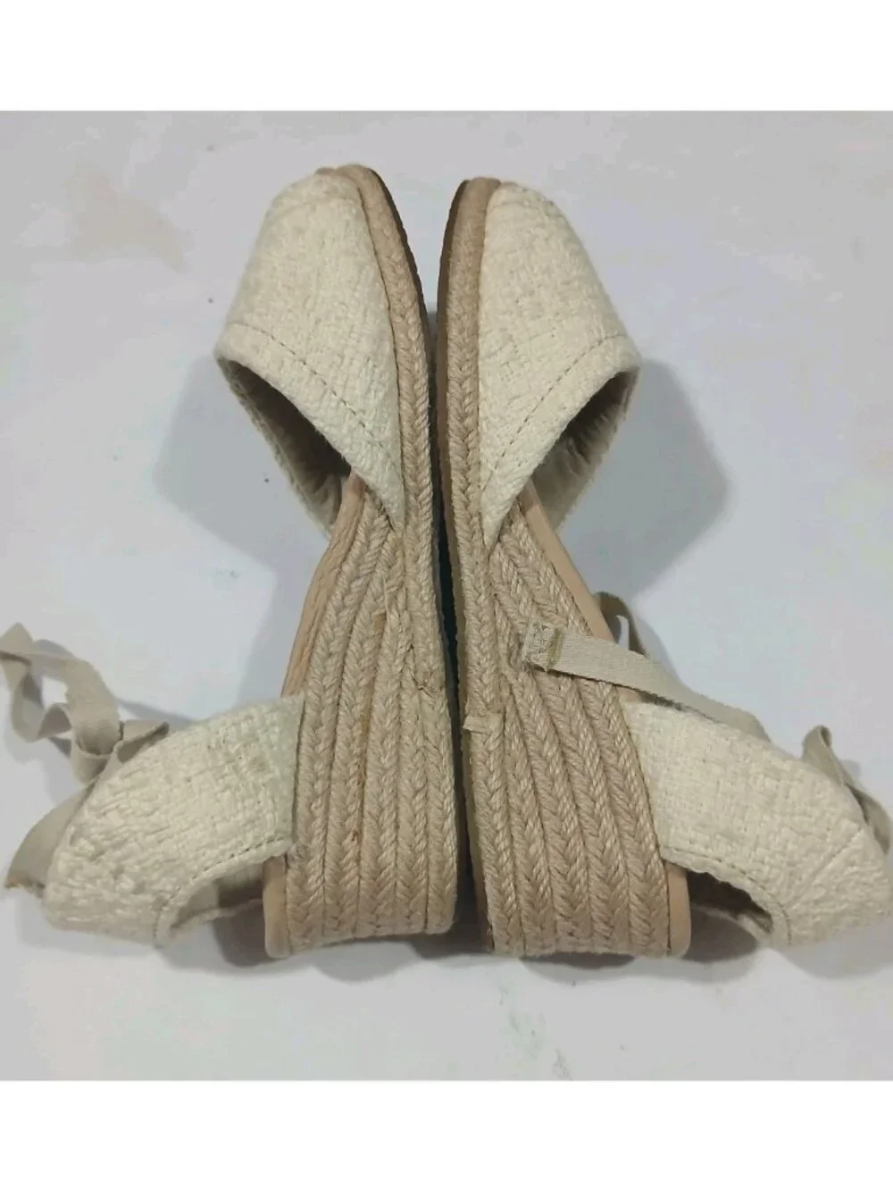 UGG Delmar Espadrille Wedge Sandals Lace Up